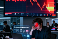 بیت‌کوین در تقابل با تورم؛ سقوط به کانال ۷۸ هزار دلار و عقب‌نشینی سرمایه‌گذاران خرد